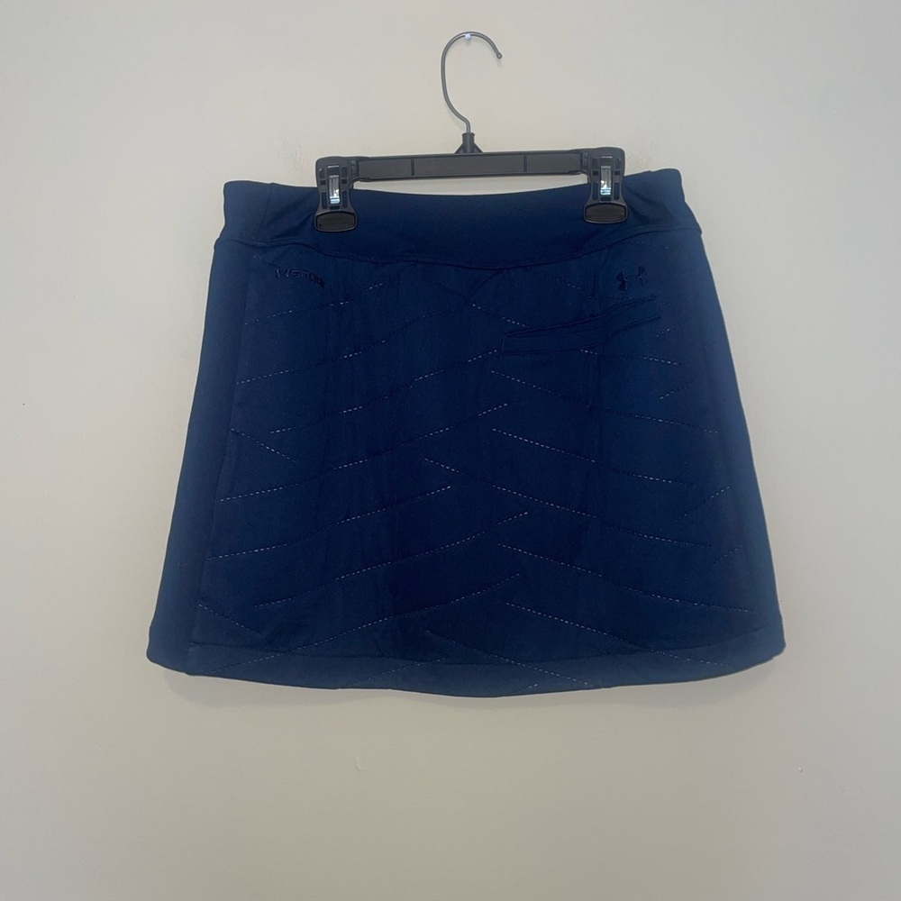 NWT Under Armour ColdGear Reactor Quilted Navy Blue Skirt Size Medium - Picture 7 of 9